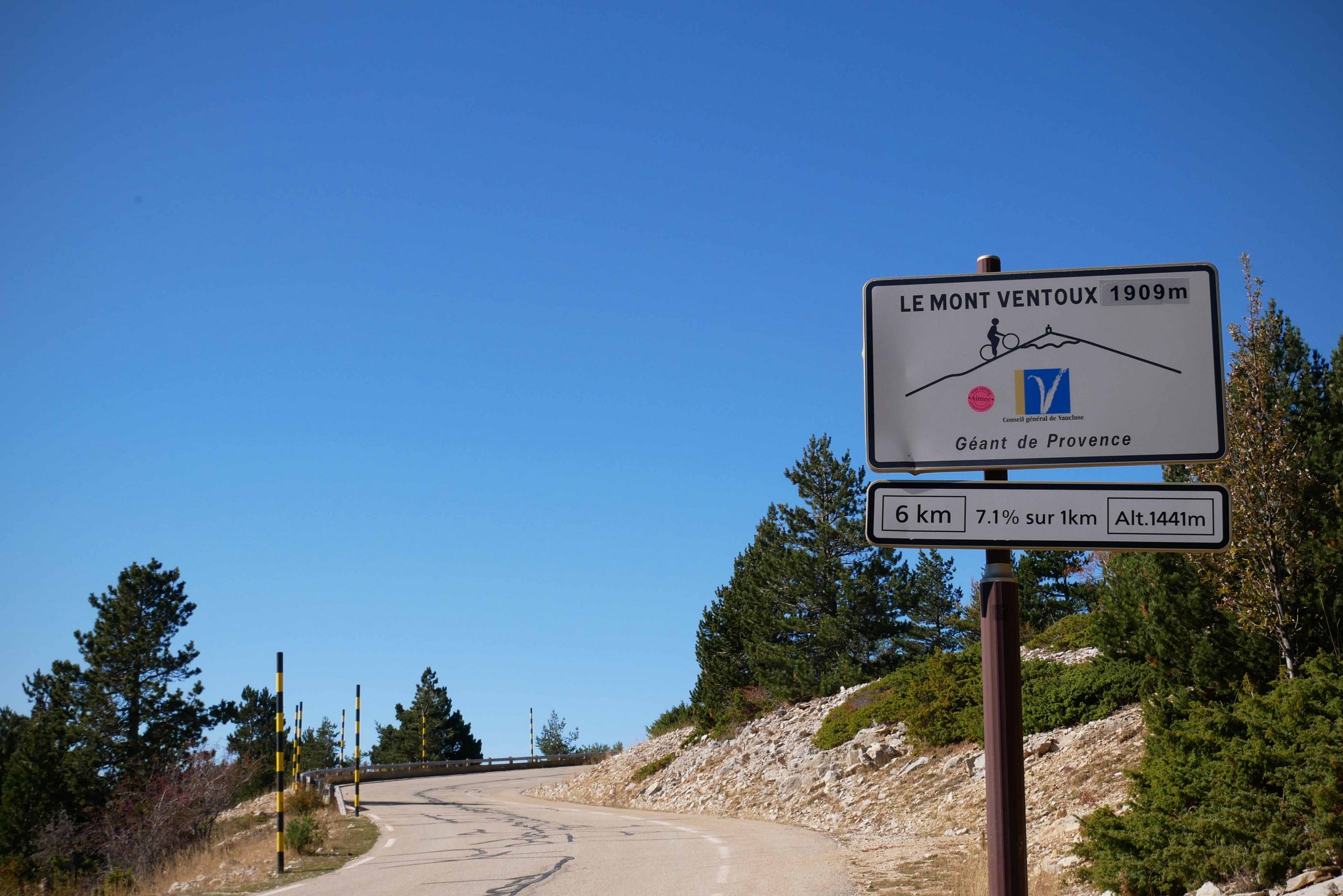 ascension mont ventoux vélo débutants