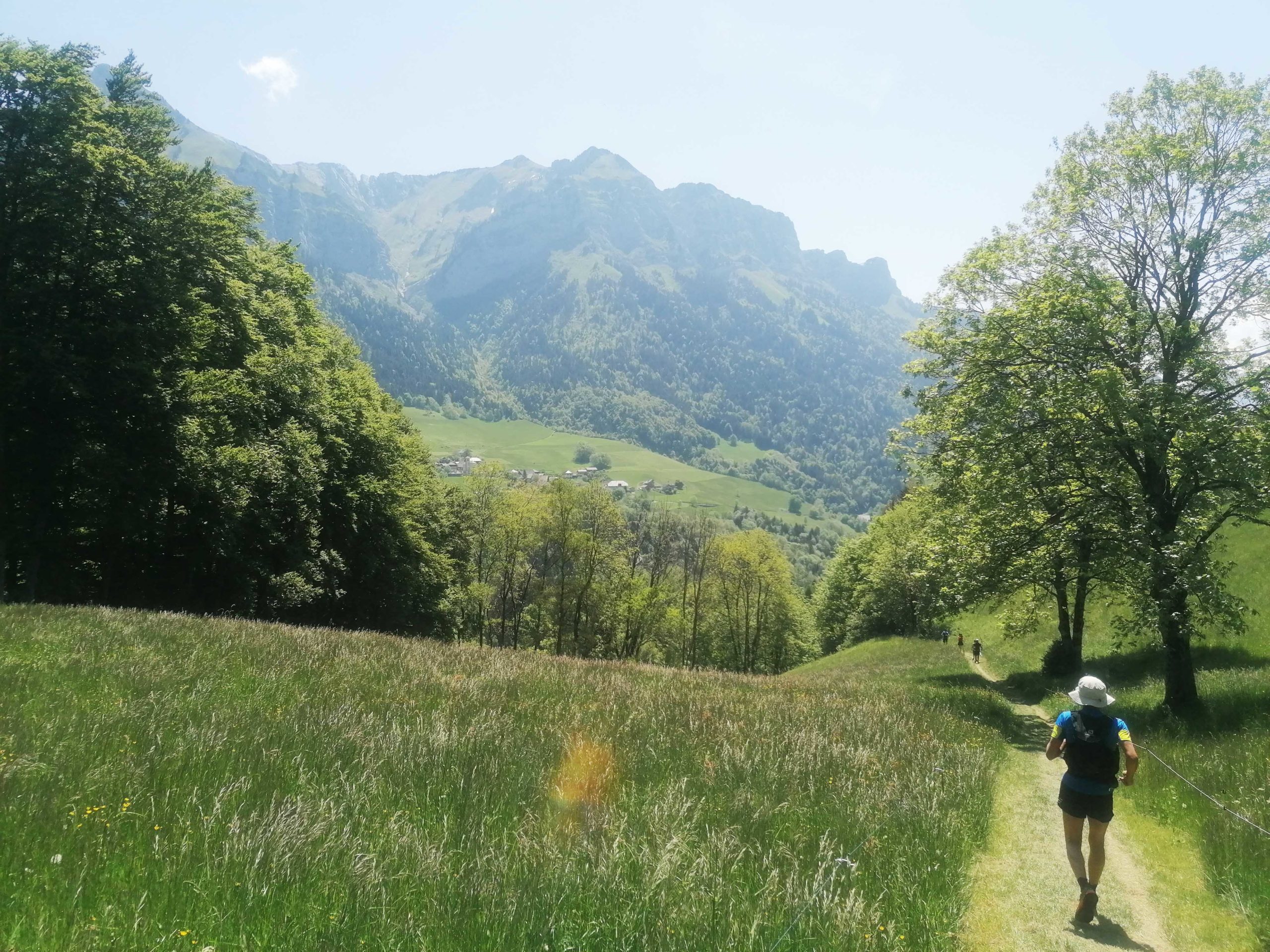 maxi race annecy descente montmin depuis col de la forclaz